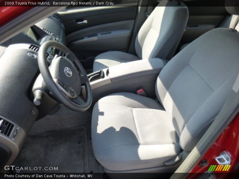 Barcelona Red Metallic / Dark Gray 2009 Toyota Prius Hybrid