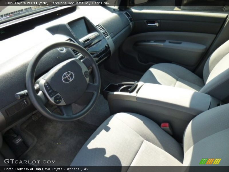 Barcelona Red Metallic / Dark Gray 2009 Toyota Prius Hybrid
