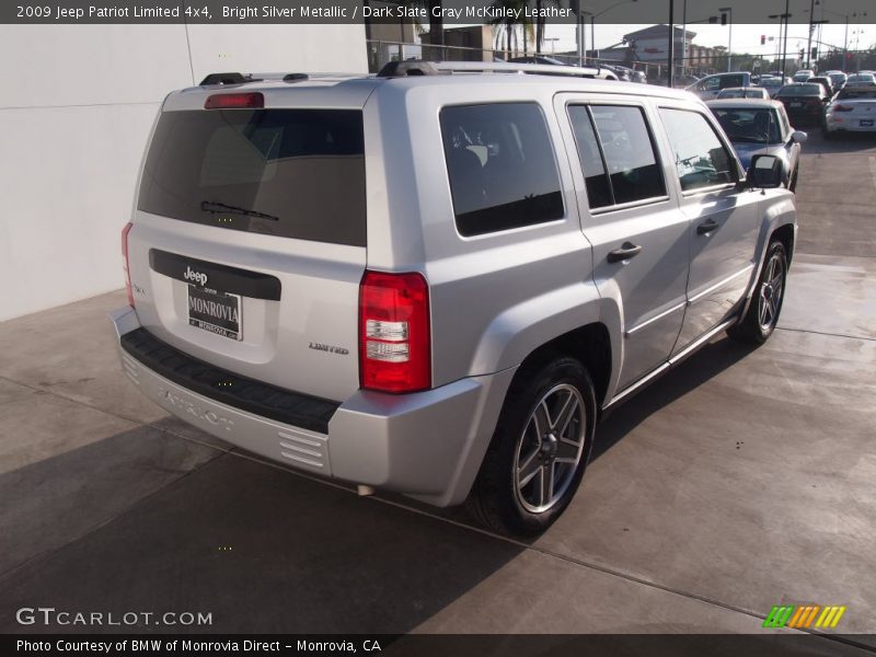 Bright Silver Metallic / Dark Slate Gray McKinley Leather 2009 Jeep Patriot Limited 4x4