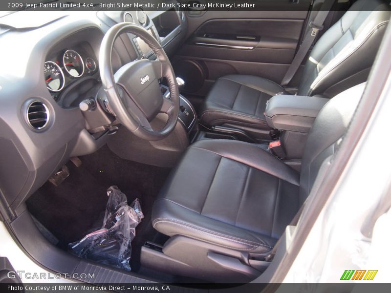 Bright Silver Metallic / Dark Slate Gray McKinley Leather 2009 Jeep Patriot Limited 4x4