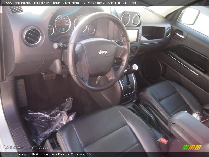 Bright Silver Metallic / Dark Slate Gray McKinley Leather 2009 Jeep Patriot Limited 4x4