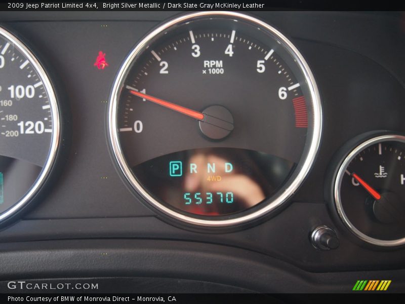 Bright Silver Metallic / Dark Slate Gray McKinley Leather 2009 Jeep Patriot Limited 4x4
