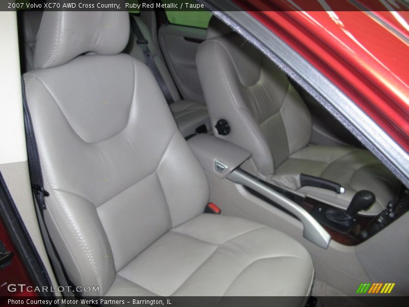 Ruby Red Metallic / Taupe 2007 Volvo XC70 AWD Cross Country