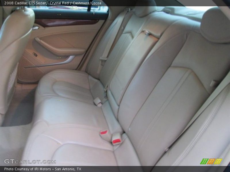 Crystal Red / Cashmere/Cocoa 2008 Cadillac CTS Sedan