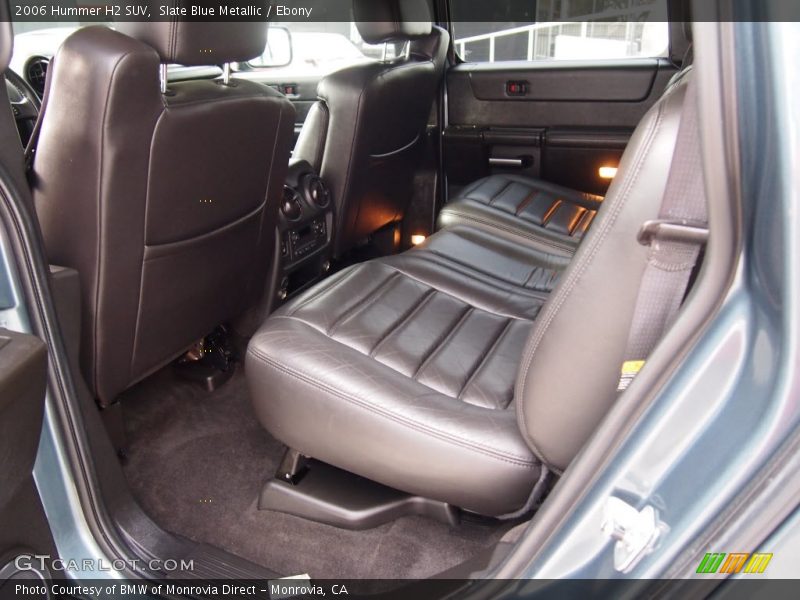 Rear Seat of 2006 H2 SUV