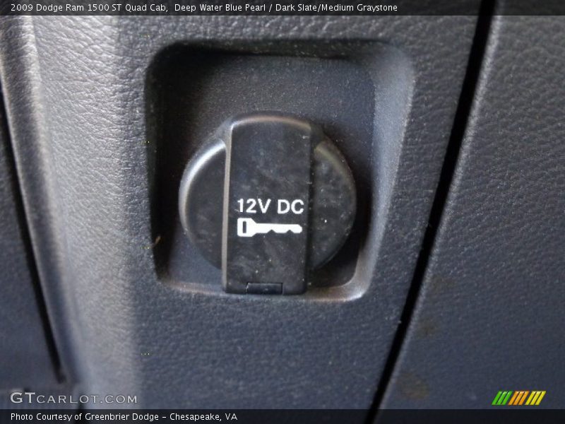 Deep Water Blue Pearl / Dark Slate/Medium Graystone 2009 Dodge Ram 1500 ST Quad Cab