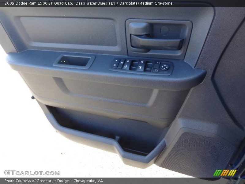 Deep Water Blue Pearl / Dark Slate/Medium Graystone 2009 Dodge Ram 1500 ST Quad Cab