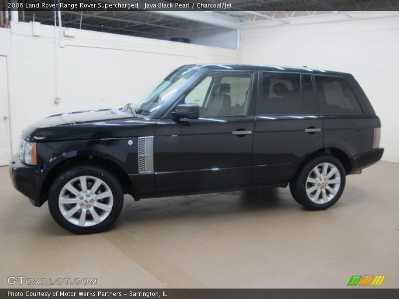 Java Black Pearl / Charcoal/Jet 2006 Land Rover Range Rover Supercharged