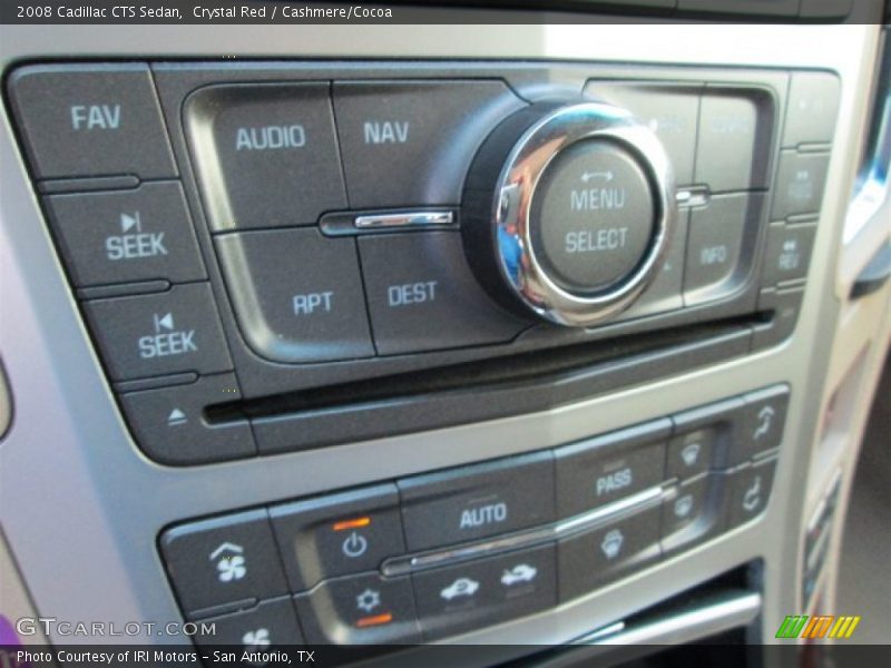Crystal Red / Cashmere/Cocoa 2008 Cadillac CTS Sedan