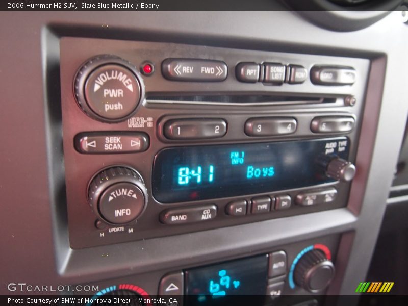 Audio System of 2006 H2 SUV