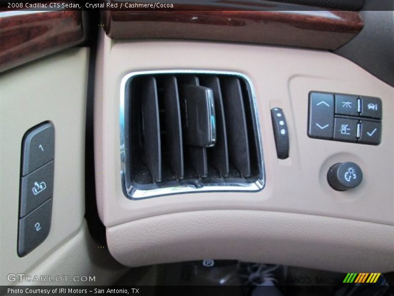 Crystal Red / Cashmere/Cocoa 2008 Cadillac CTS Sedan