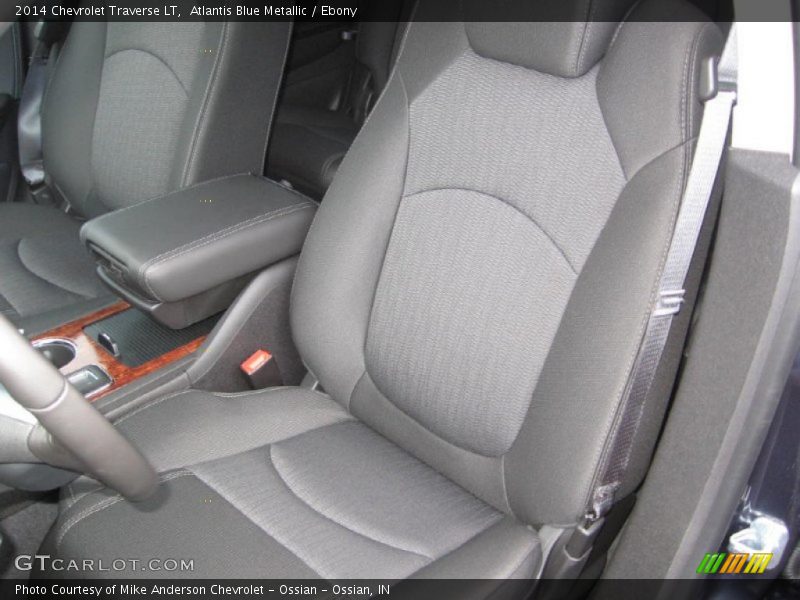 Atlantis Blue Metallic / Ebony 2014 Chevrolet Traverse LT