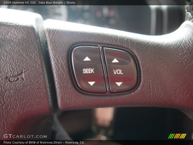 Controls of 2006 H2 SUV