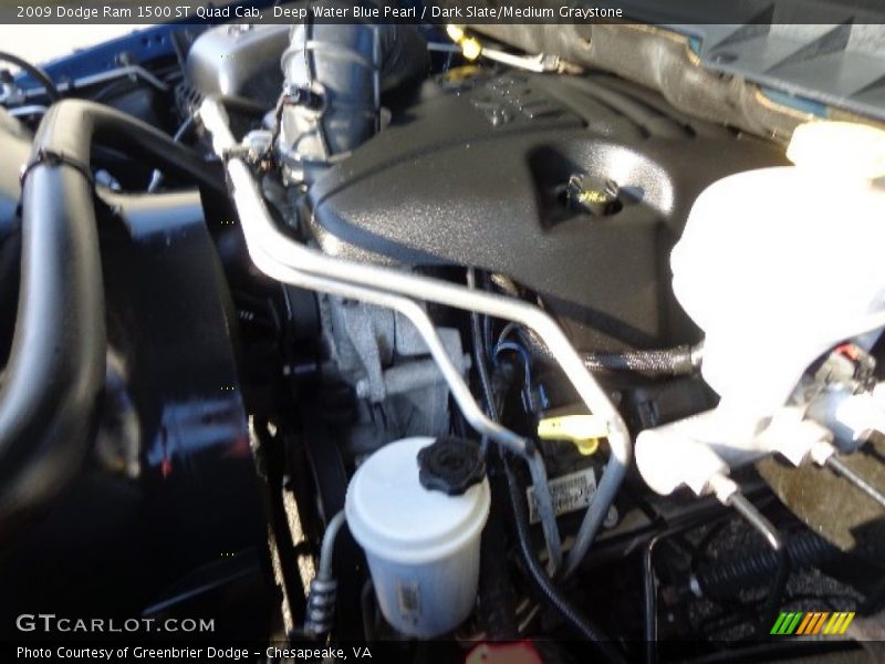 Deep Water Blue Pearl / Dark Slate/Medium Graystone 2009 Dodge Ram 1500 ST Quad Cab