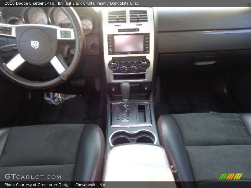 Brilliant Black Crystal Pearl / Dark Slate Gray 2010 Dodge Charger SRT8