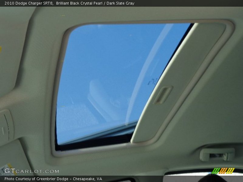 Brilliant Black Crystal Pearl / Dark Slate Gray 2010 Dodge Charger SRT8