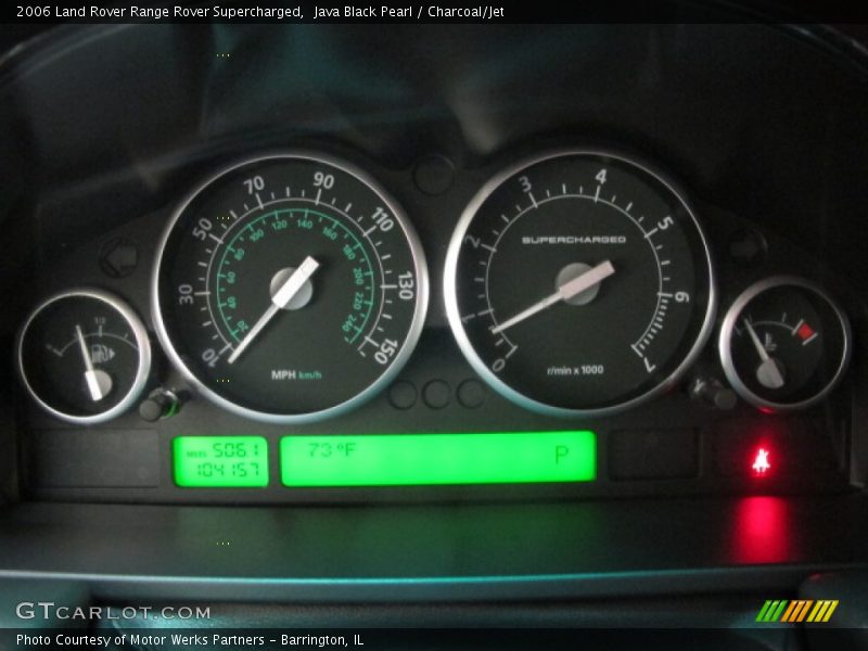 Java Black Pearl / Charcoal/Jet 2006 Land Rover Range Rover Supercharged