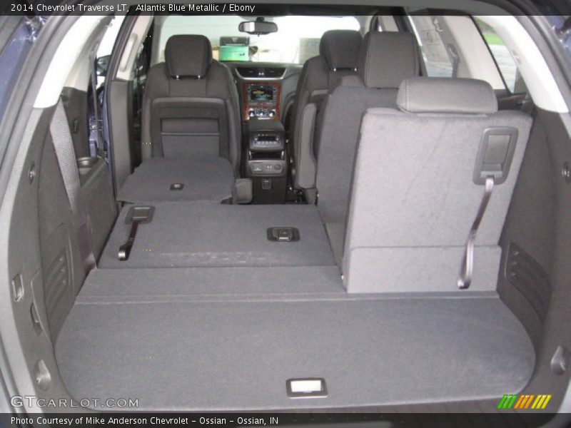 Atlantis Blue Metallic / Ebony 2014 Chevrolet Traverse LT