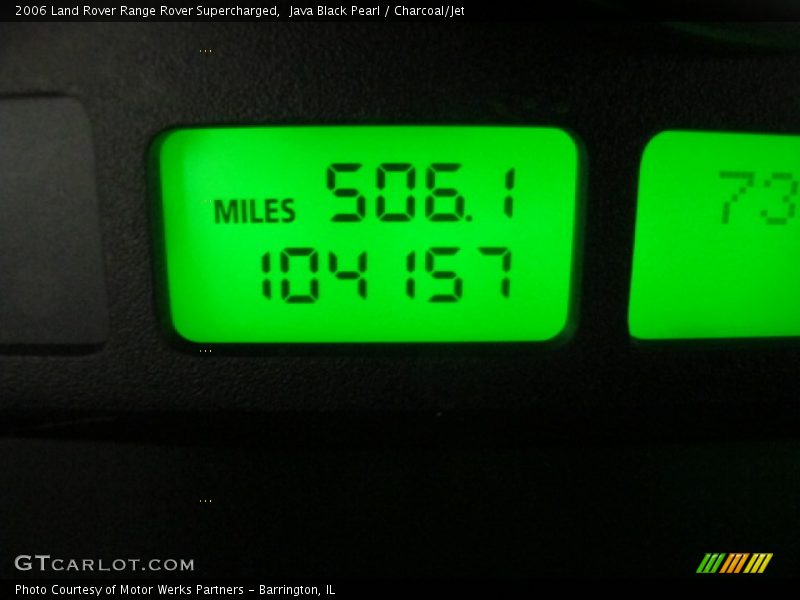 Java Black Pearl / Charcoal/Jet 2006 Land Rover Range Rover Supercharged