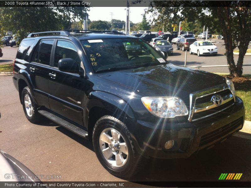 Black / Stone Gray 2008 Toyota 4Runner SR5