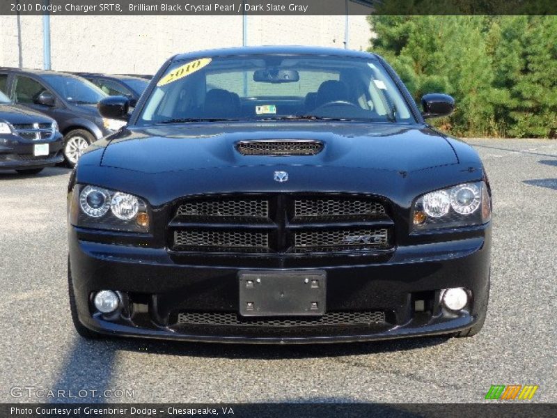 Brilliant Black Crystal Pearl / Dark Slate Gray 2010 Dodge Charger SRT8