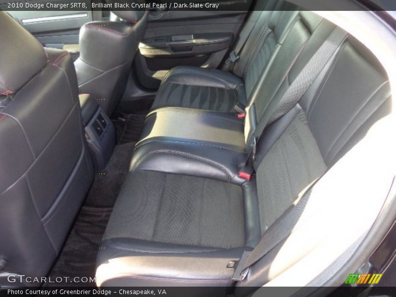 Brilliant Black Crystal Pearl / Dark Slate Gray 2010 Dodge Charger SRT8