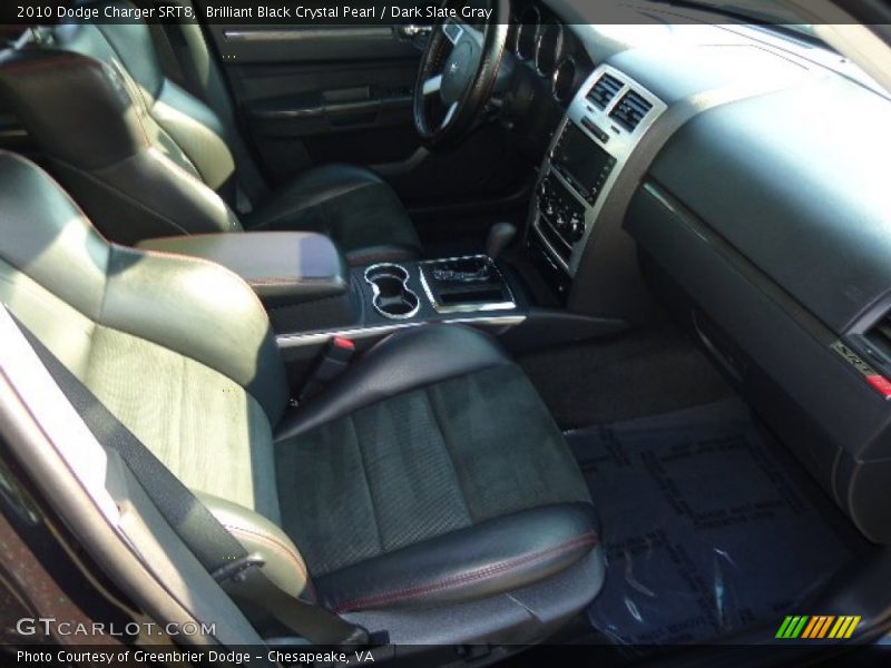 Brilliant Black Crystal Pearl / Dark Slate Gray 2010 Dodge Charger SRT8