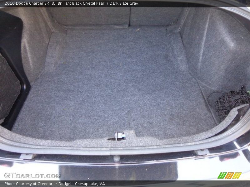 Brilliant Black Crystal Pearl / Dark Slate Gray 2010 Dodge Charger SRT8