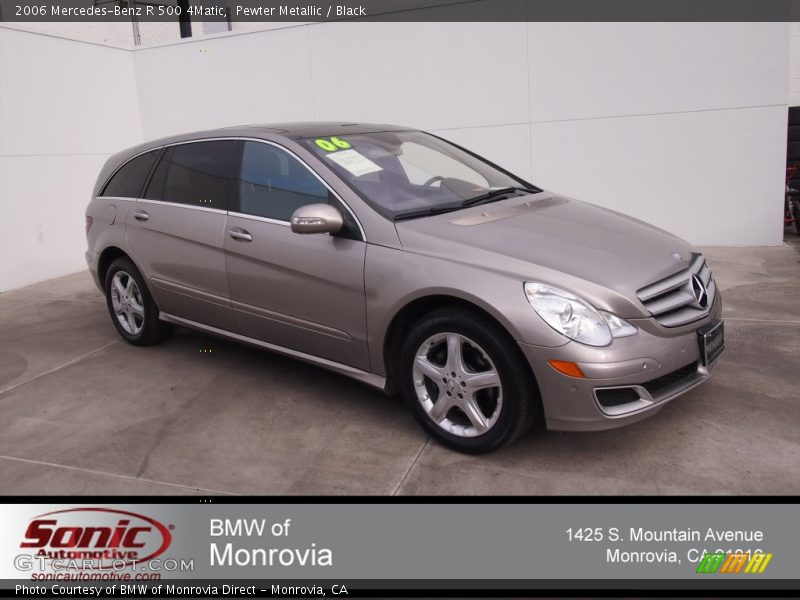 Pewter Metallic / Black 2006 Mercedes-Benz R 500 4Matic