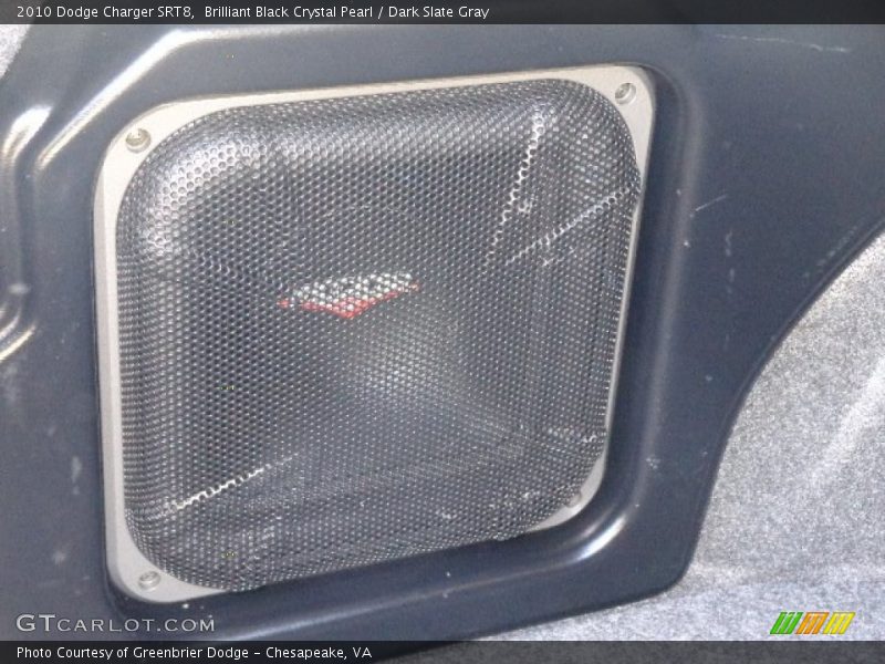 Brilliant Black Crystal Pearl / Dark Slate Gray 2010 Dodge Charger SRT8