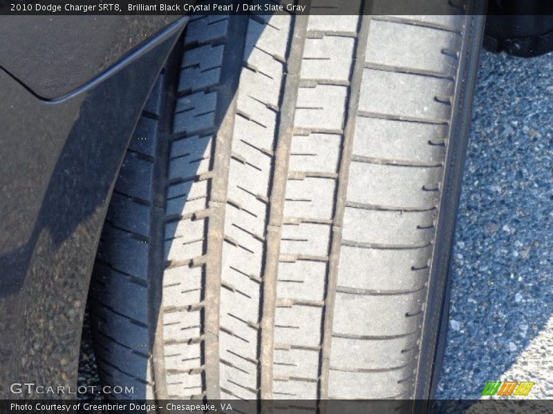Brilliant Black Crystal Pearl / Dark Slate Gray 2010 Dodge Charger SRT8