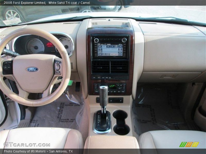 White Sand Tri coat / Camel 2008 Ford Explorer Limited