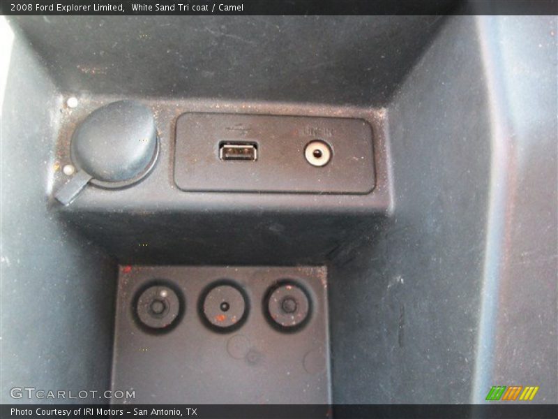 White Sand Tri coat / Camel 2008 Ford Explorer Limited