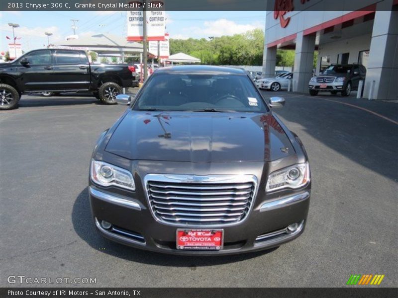 Granite Crystal Metallic / Black 2013 Chrysler 300 C