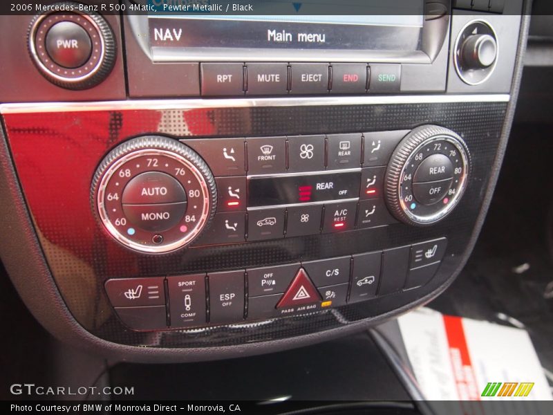 Pewter Metallic / Black 2006 Mercedes-Benz R 500 4Matic