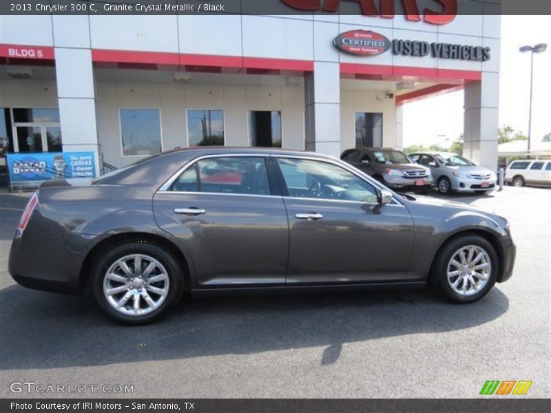 Granite Crystal Metallic / Black 2013 Chrysler 300 C