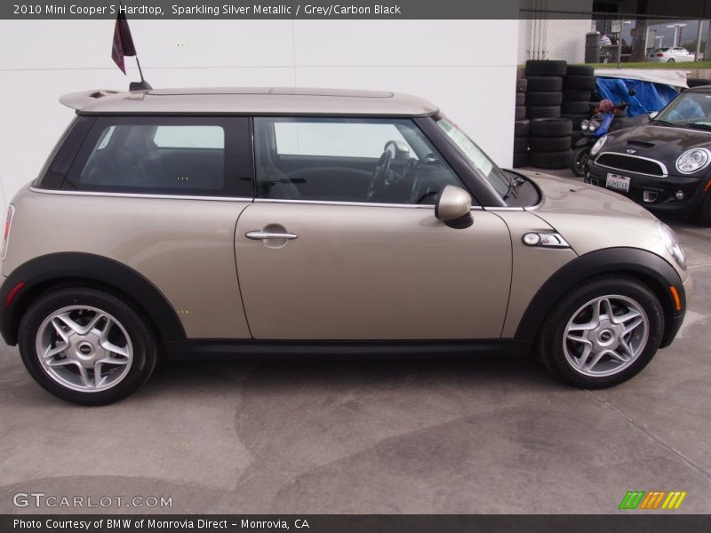 Sparkling Silver Metallic / Grey/Carbon Black 2010 Mini Cooper S Hardtop