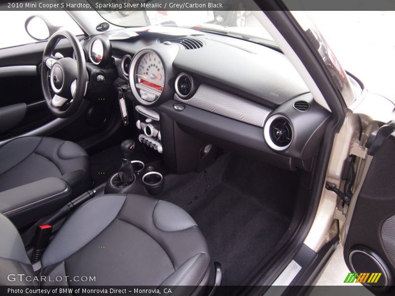 Sparkling Silver Metallic / Grey/Carbon Black 2010 Mini Cooper S Hardtop