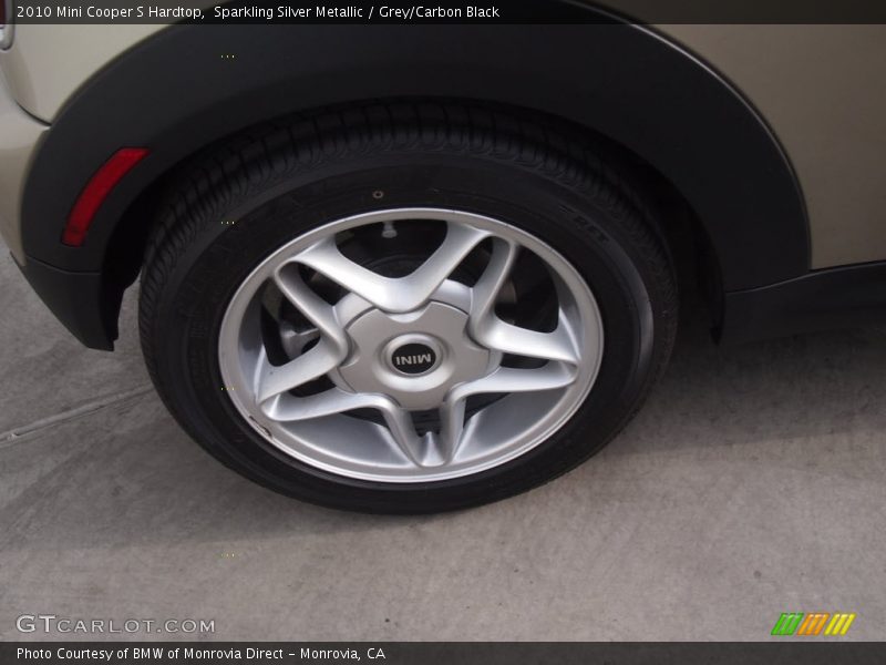 Sparkling Silver Metallic / Grey/Carbon Black 2010 Mini Cooper S Hardtop