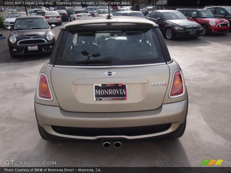 Sparkling Silver Metallic / Grey/Carbon Black 2010 Mini Cooper S Hardtop