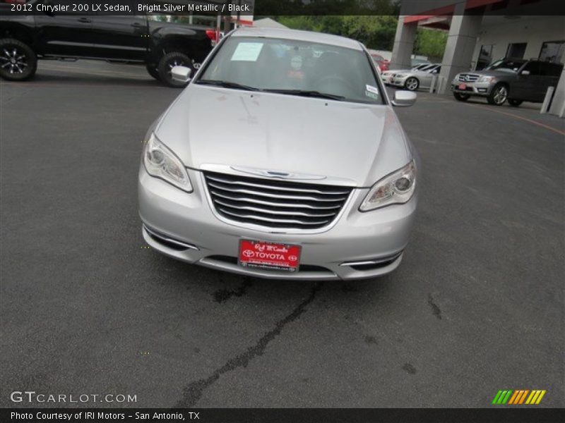 Bright Silver Metallic / Black 2012 Chrysler 200 LX Sedan