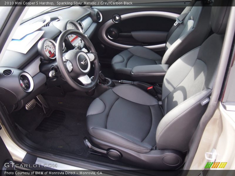 Sparkling Silver Metallic / Grey/Carbon Black 2010 Mini Cooper S Hardtop