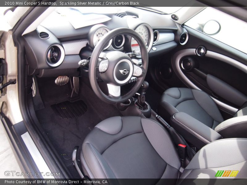 Sparkling Silver Metallic / Grey/Carbon Black 2010 Mini Cooper S Hardtop