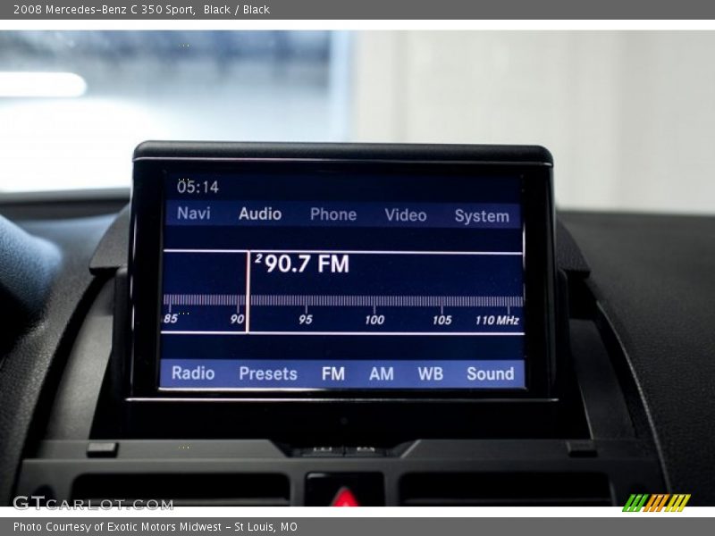 Audio System of 2008 C 350 Sport