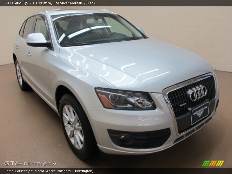 Ice Silver Metallic / Black 2011 Audi Q5 2.0T quattro
