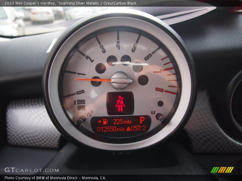 Sparkling Silver Metallic / Grey/Carbon Black 2010 Mini Cooper S Hardtop