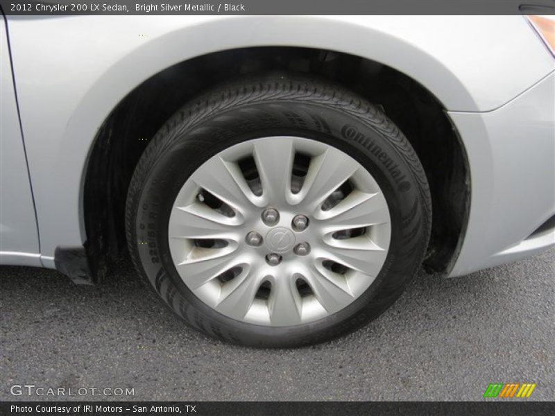 Bright Silver Metallic / Black 2012 Chrysler 200 LX Sedan