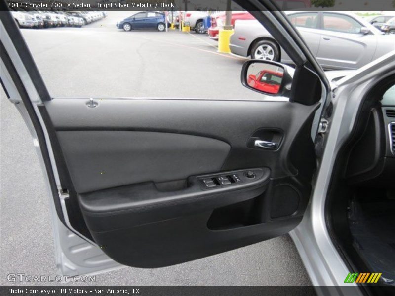 Bright Silver Metallic / Black 2012 Chrysler 200 LX Sedan