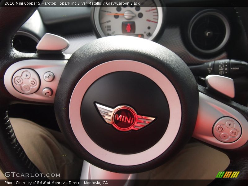 Sparkling Silver Metallic / Grey/Carbon Black 2010 Mini Cooper S Hardtop