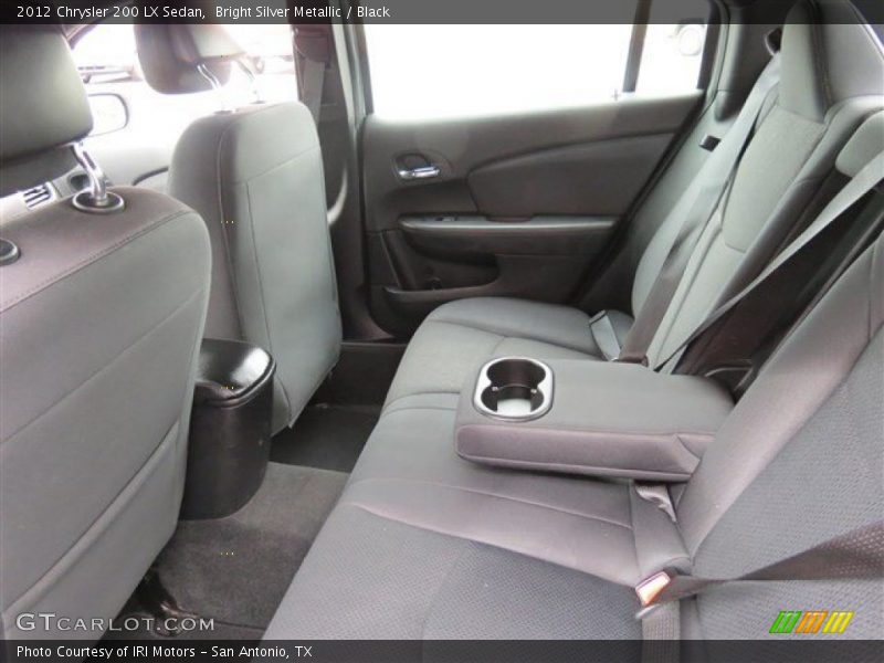 Bright Silver Metallic / Black 2012 Chrysler 200 LX Sedan